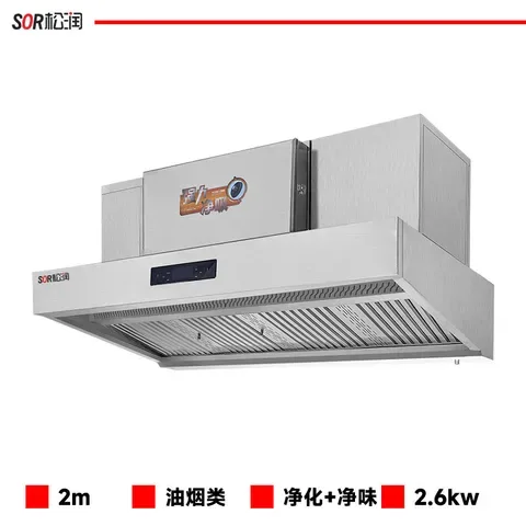 油烟净化一体机 2米 炒炉+去味 TE3033DF