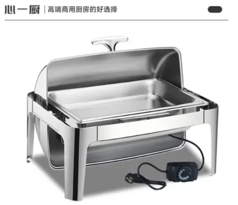 加厚长方形不锈钢自动餐炉 X104
